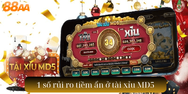 Các rủi ro tiềm ẩn ở tài xỉu MD5